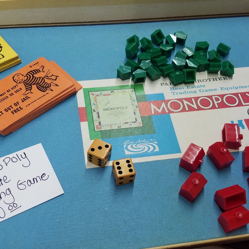 Vintage Monopoly board game